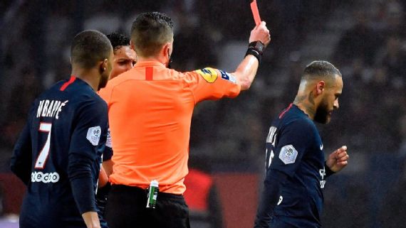 COM MARQUINHOS ARTILHEIRO E NEYMAR EXPULSO NO FIM, PSG vence Bordeaux em jogo de sete gols