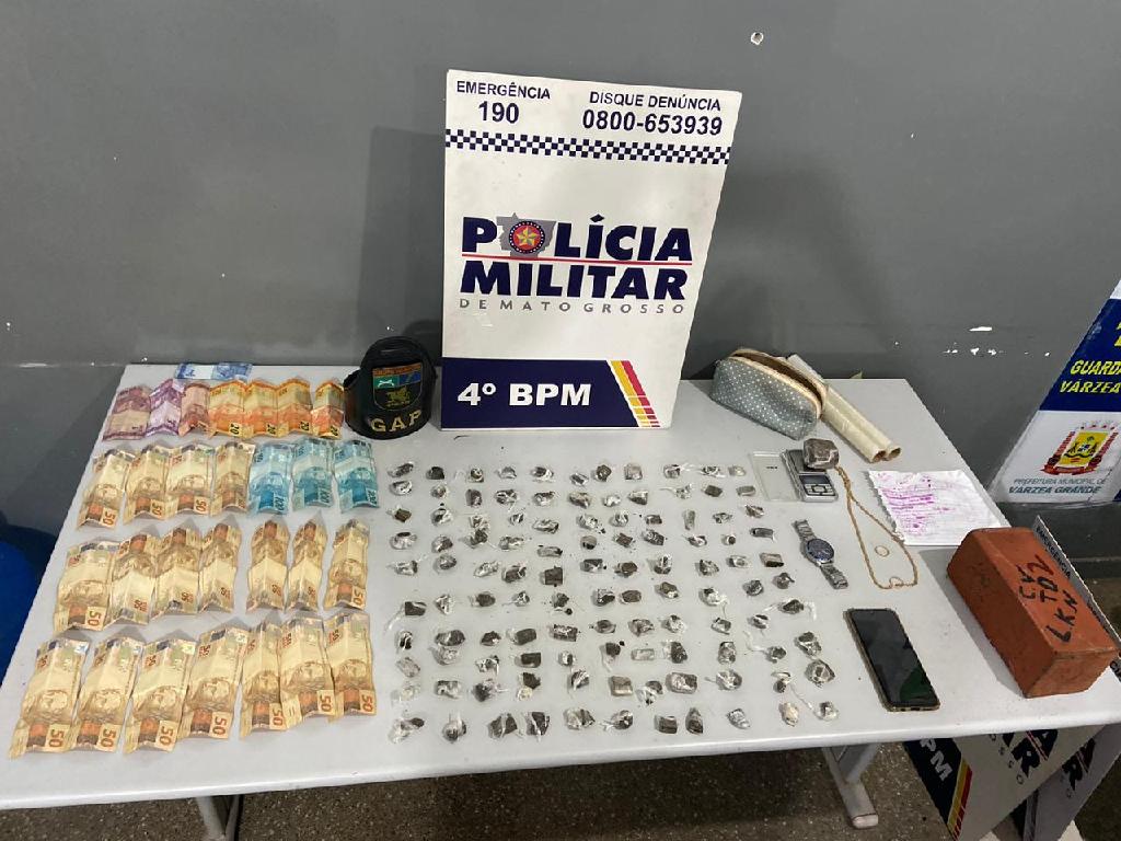 PM prende sete suspeitos por tráfico de drogas em Várzea Grande