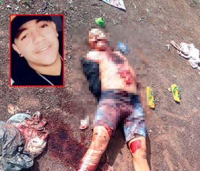 IMAGEM CHOCANTE:  Em acerto de contas do tráfico, jovem é cruelmente torturado e morto; corpo é jogado em lixão
