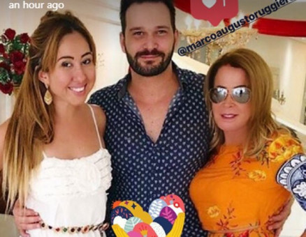  Ex de Zezé Dicamargo, posa toda fofa ao lado de namoradão 