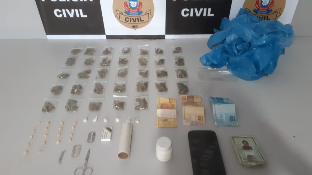 Polícia Civil prende primos por tráfico de entorpecentes