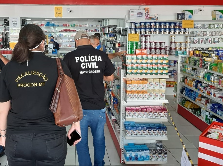 Fiscalização integrada vistoria oito estabelecimentos de Cuiabá e VG