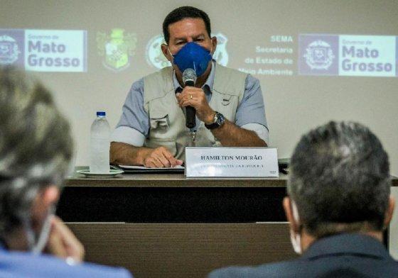 MOURÃO EM MATO GROSSO: Estado está “sintonizado” no combate aos crimes ambientais