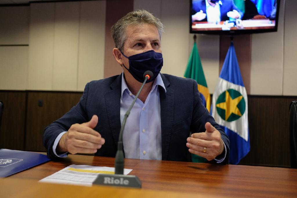 Sogra e fillho de Mauro Mendes estão infectados pela Covid-19, informa governo