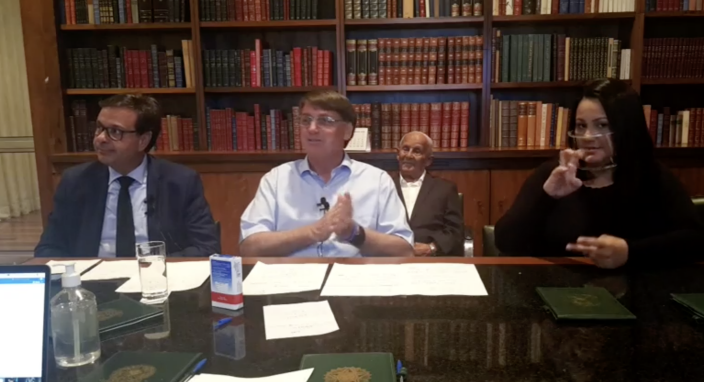 Bolsonaro indica que vai à Justiça contra a Globo por editorial do último sábado (08) do Jornal Nacional