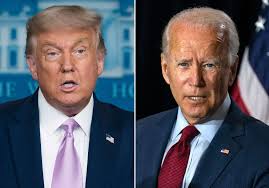 ELEIÇÕES NOS EUA: Biden fica 8 pontos à frente de Trump em nova pesquisa do WSJ/NBC