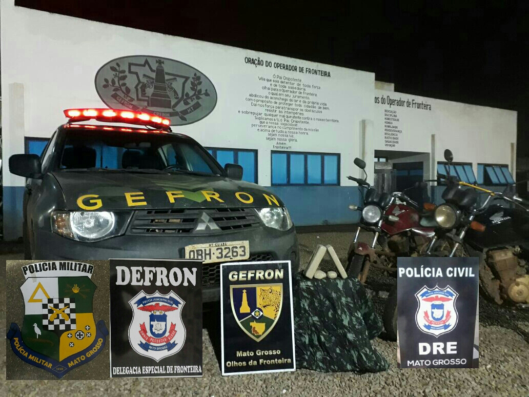  Quatro traficantes são presos com pasta base de cocaína trazida da Bolívia