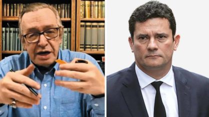 ELES SE MERECEM: Olavo chama Moro de “moleque” e “analfabeto” por ex-ministro ter defendido general