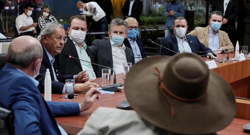 TRILHOS SONHADOS: Mauro Mendes lança ferrovia estadual que vai ligar Cuiabá à malha nacional