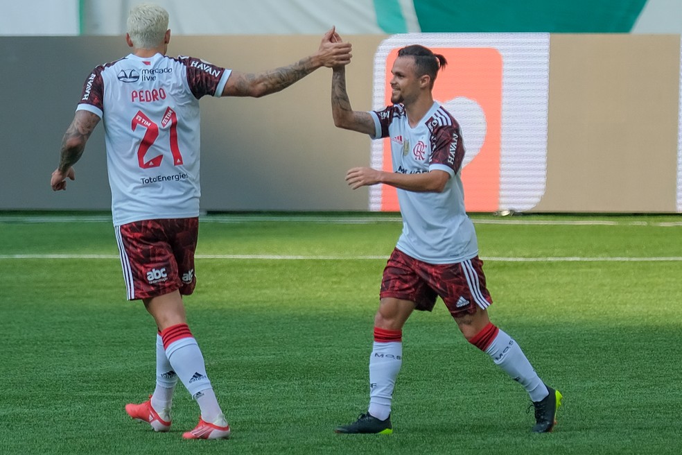 Flamengo vence Palmeiras de virada e se aproxima dos líderes do Brasileirão