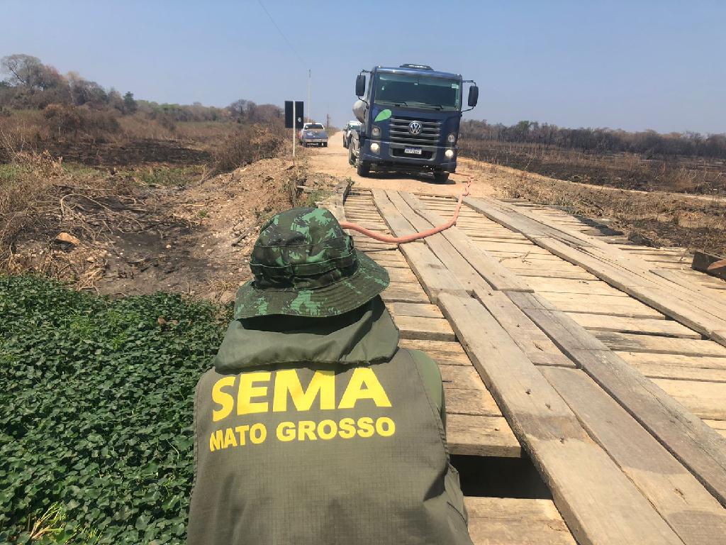 EM DEFESA DO MEIO AMBIENTE: Força-tarefa do Governo do Estado começa a distribuição de água para os animais do Pantanal